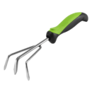 SwimLawn Hand Garden Cultivator 3 Stainless Steel Tines Ergonomic Handle