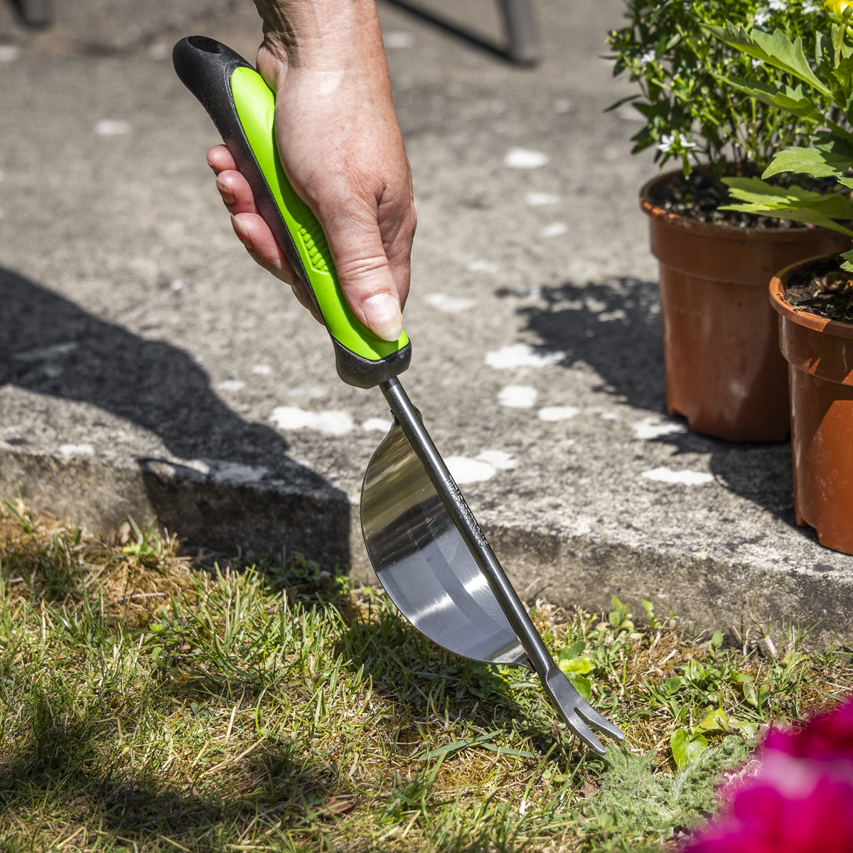 SwimLawn Hand Weeder Stainless Steel Blade Ergonomic Soft Grip 340mm - Image 7
