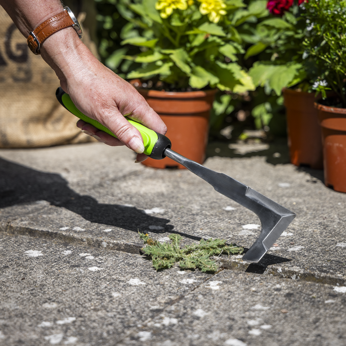 SwimLawn Hand Garden Knife Stainless Steel Blade Multi Purpose Soft Grip 330mm - Image 4