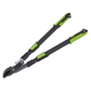 SwimLawn Telescopic Bypass Lopping Shears Geared Carbon Steel Teflon Coated Blade
