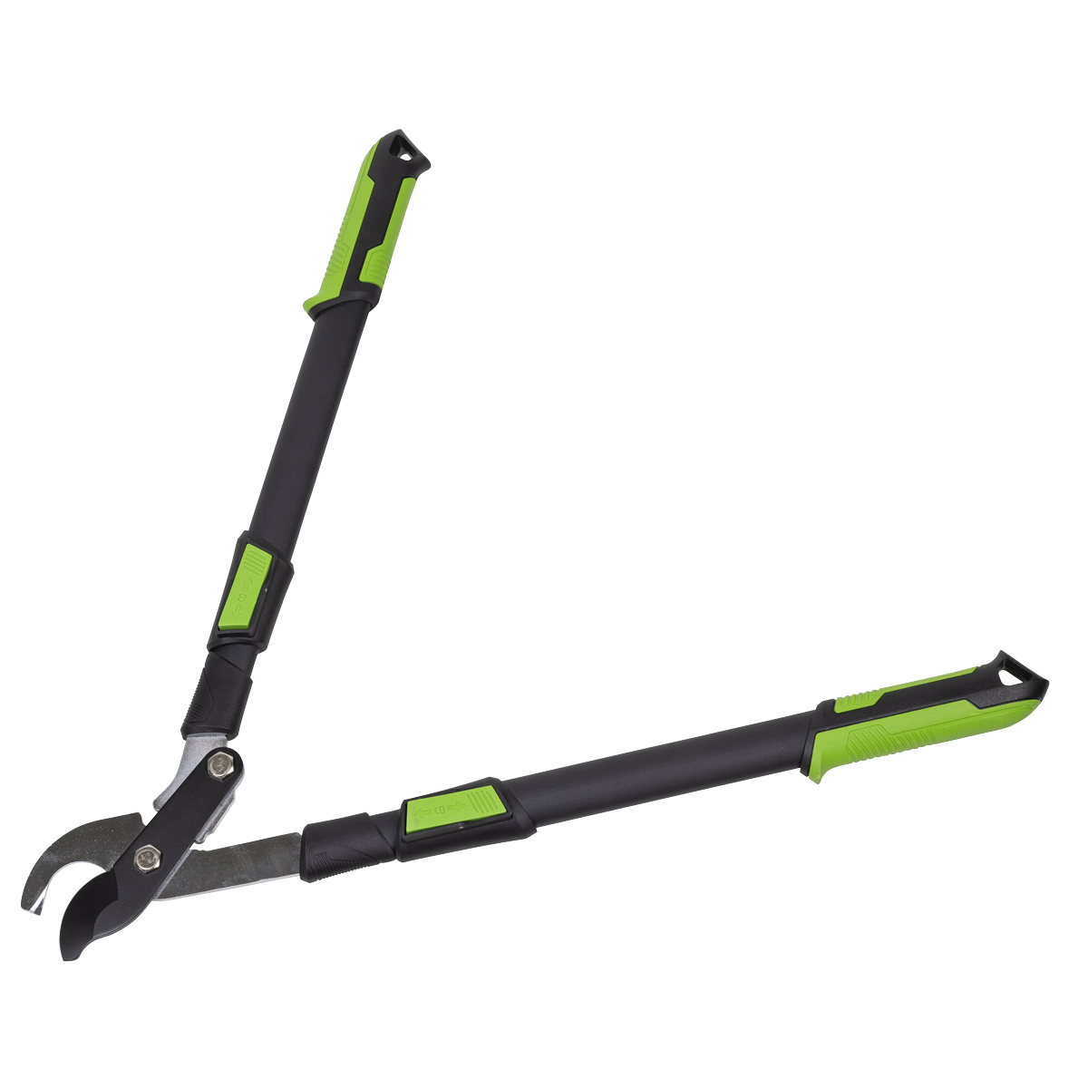 SwimLawn Telescopic Bypass Lopping Shears Geared Carbon Steel Teflon Coated Blade - Image 3