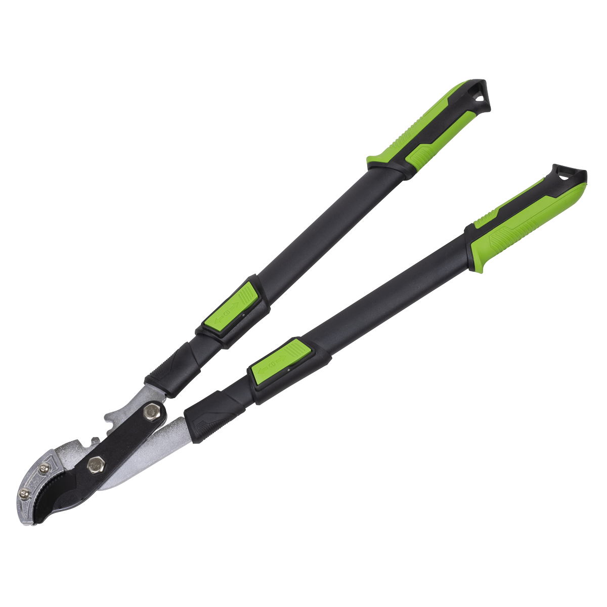 SwimLawn Telescopic Anvil Lopping Shears Geared Carbon Steel Teflon Coated Blade