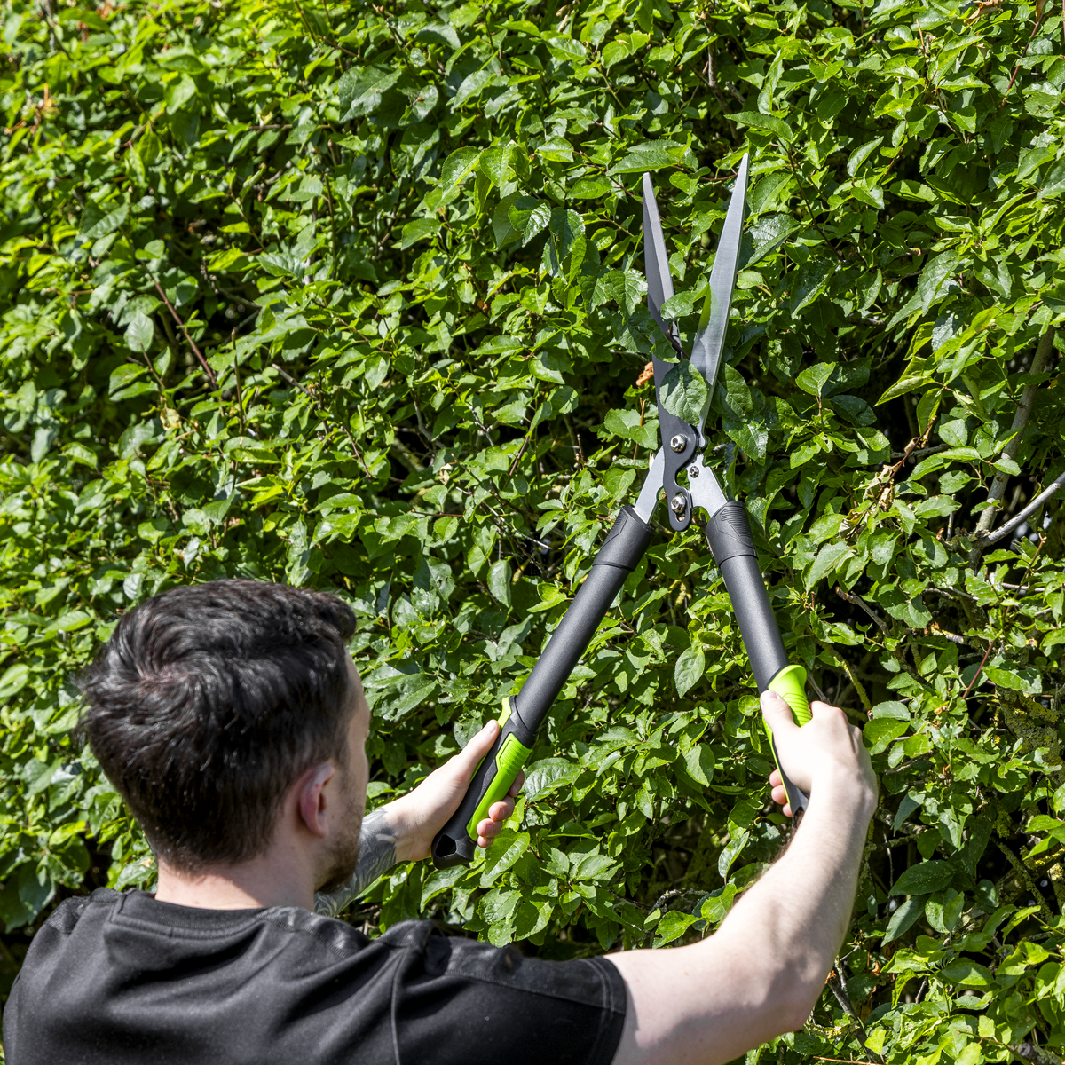 SwimLawn Hedge Shears Carbon Steel Teflon Coated Blade Soft Grip Handle - Image 6