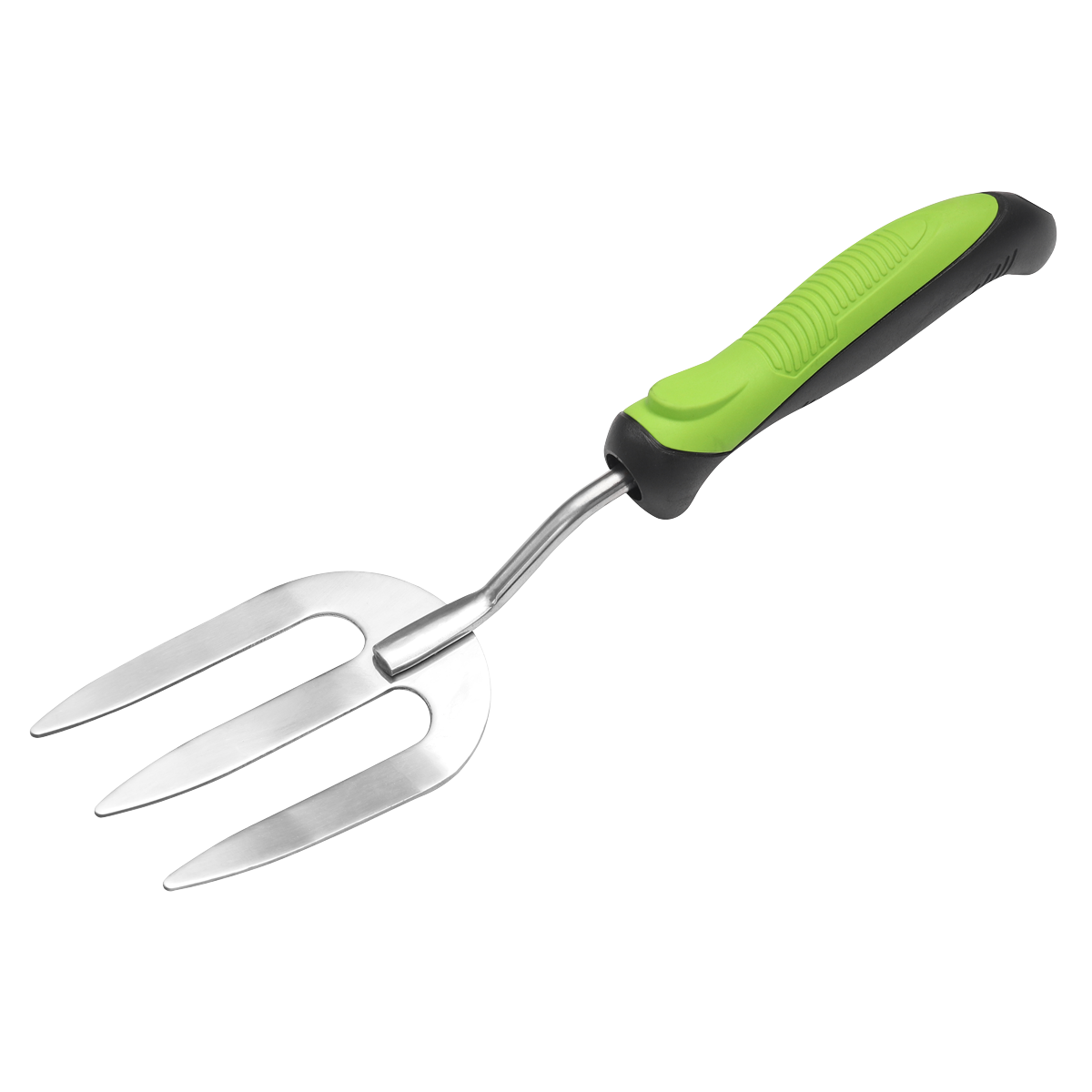 SwimLawn Hand Fork 4-Tine Stainless Steel Ergonomic Soft Grip